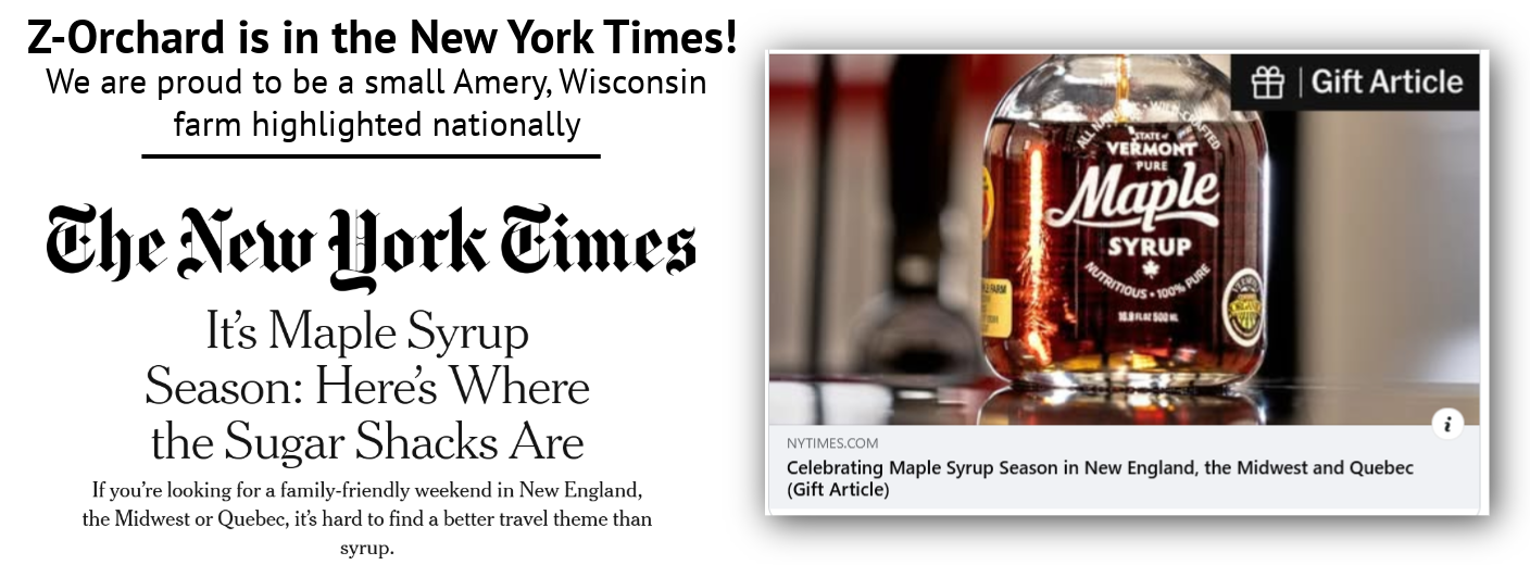 Local Maple Syrup where to buy